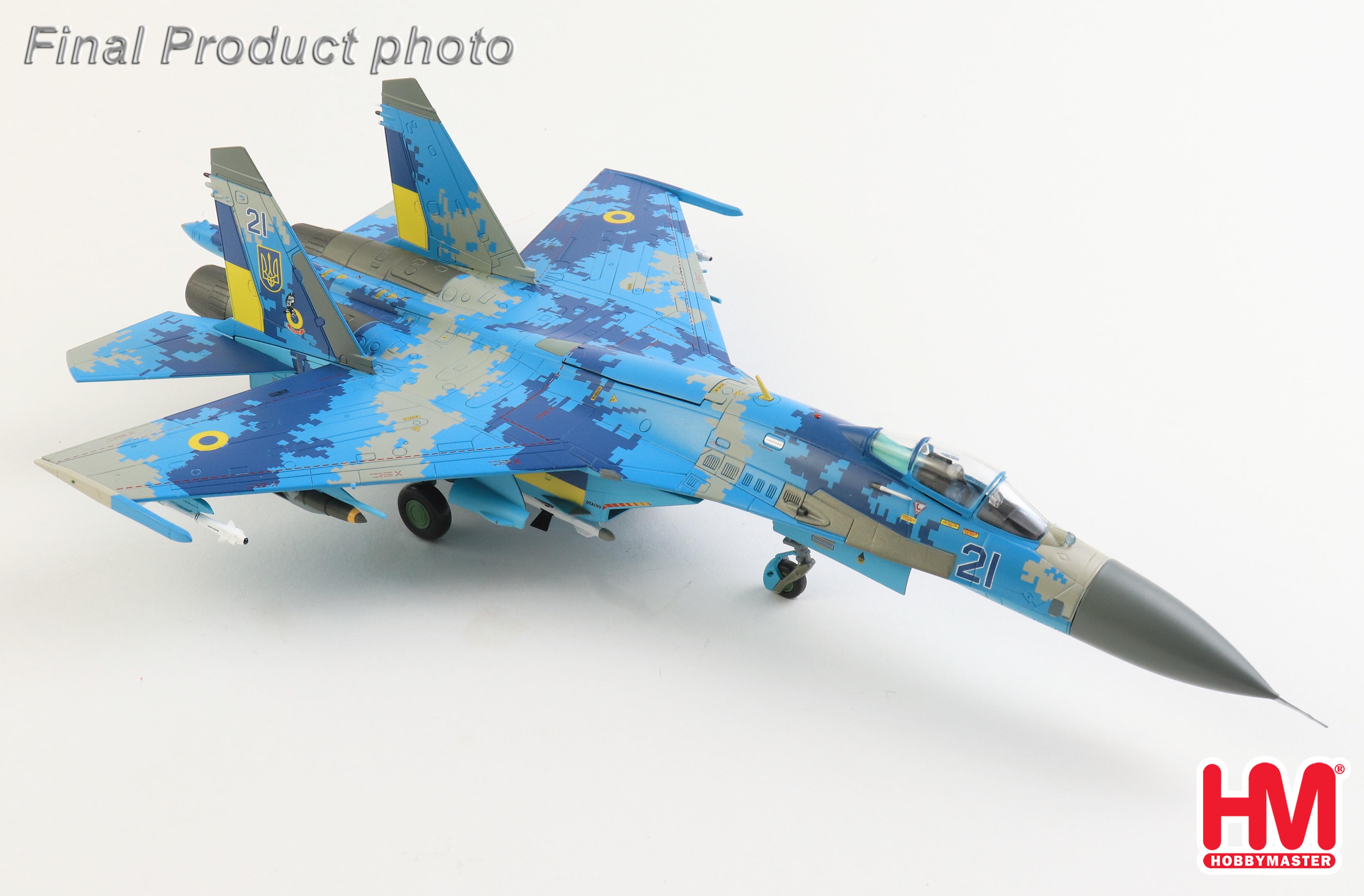 Su-27 Flanker B Blue 21, Ukrainian Air Force (with 2 x JDAM-Er